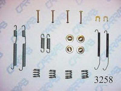 CARRAB BRAKE PARTS 3258 -  Комплектующие, тормозная колодка